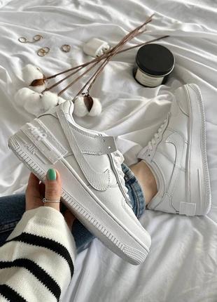 Nike air force shadow white женские кроссовки