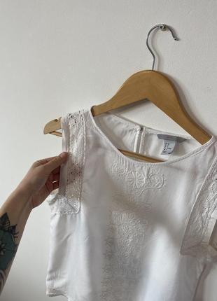 Блуза из натуральной ткани от h&amp;m🌿3 фото