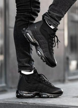 Мужские кроссовки nike sneakerboot 95 black