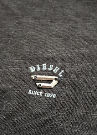Чорна базова футболка diesel9 фото