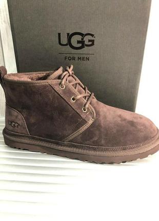 Угг ботинки зимние эспрессо ugg Bomber boot "espresso"