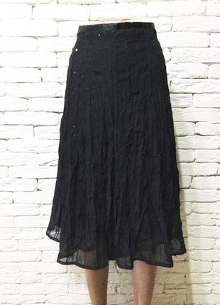 Шифоновая юбка с пайетками, на подкладке1 фото