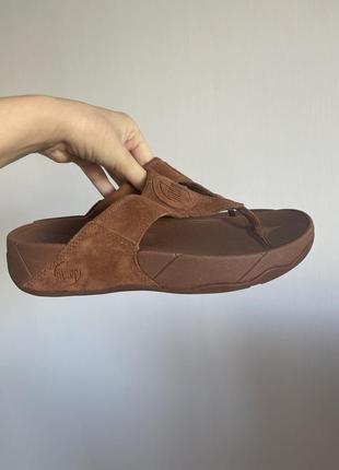 Вьетнамки шлепки fitflop brown