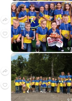 Патріотична футболка, синьо-жовта футболочка, прапор україни4 фото
