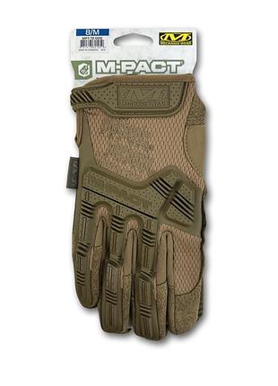 Перчатки mechanix m-pact койот размер s 2