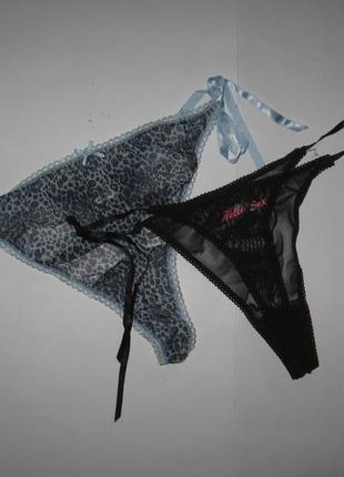 14-16 комплект эротические сексуальные трусики стринги на завязках