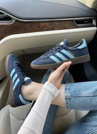 Adidas spezial handball blue1 фото