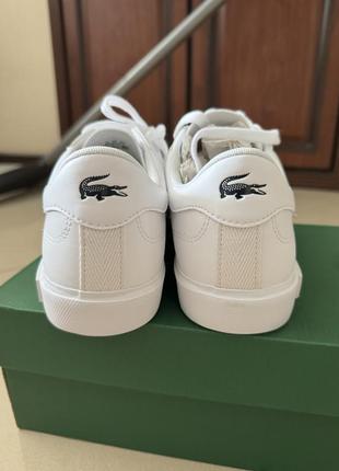 Нові кеди lacoste 38,5р/25см оригінал3 фото