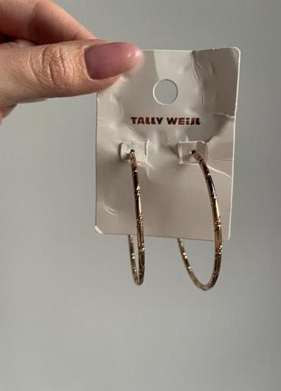 Новые серьги кольца tally waijl3 фото