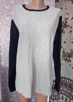 Мужской пуловер светло-серого