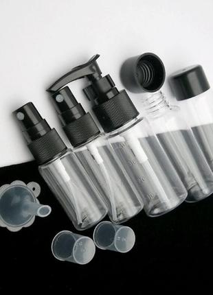 Дорожный косметический супер набор бутылочки пластиковые аксессуары для путешествий