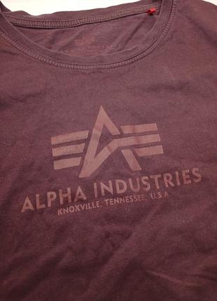 Женская футболка alpha industries4 фото