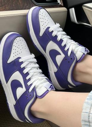 Nike dunk championship court purple2 фото