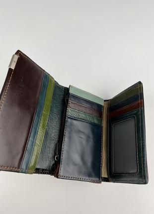 Шкіряний гаманець westal patchwork wallet3 фото