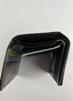 Шкіряний гаманець westal patchwork wallet4 фото