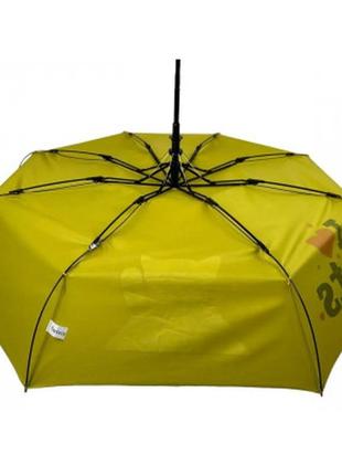 Детский зонтик для школьника toprain жёлтый большой купол5 фото