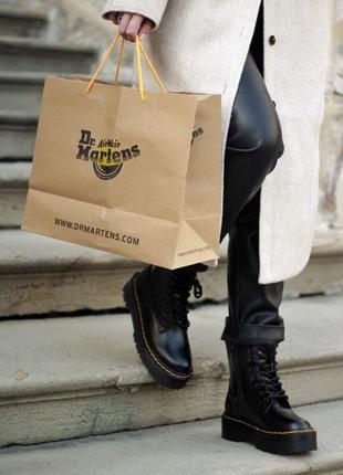 Ботинки dr.martens jadon zip ( premium ) з замком черевики3 фото