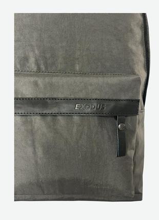 Классический городской рюкзак, мужской, женский рюкзак унисекс из водонепроницаемого нейлона хаки7 фото