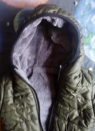 Двусторонняя куртка теплая1 фото