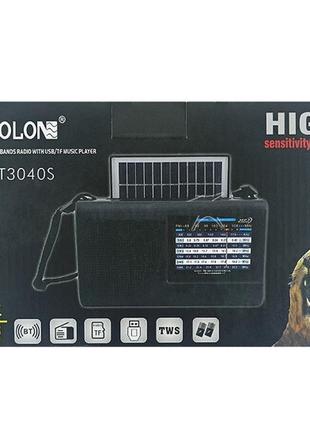Радіоприймач golon solar bluetooth rx-bt3040s