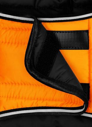 Курточка-накидка для собак airyvest, xs, b 33-41 см, с 18-26 см оранжевый4 фото