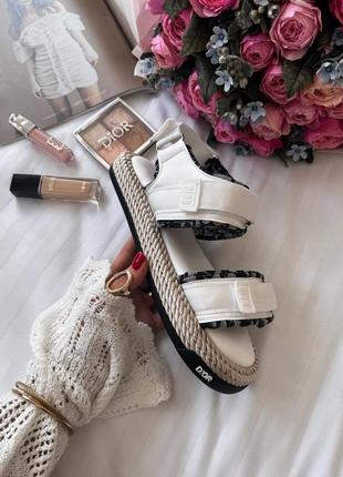 Dior sandals white кроссовки