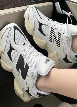 New balance 9060 white black