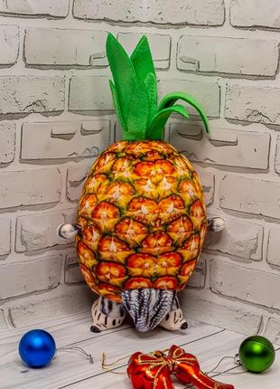 Плюшева іграшка шайлу, сова ананас, полуничний слоник3 фото