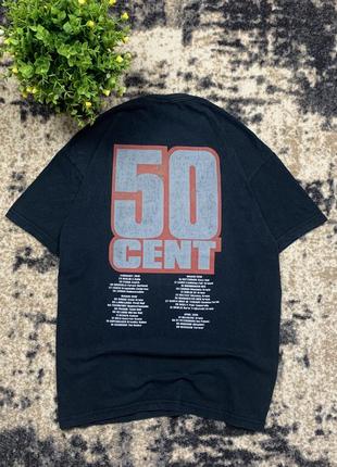 Футболка 50 cent vintage rap merch