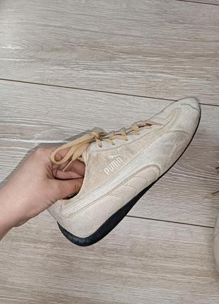 Кроссовки из натуральной замши бренда puma4 фото