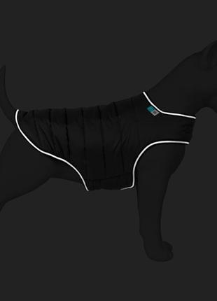 Курточка-накидка для собак airyvest, xs, b 33-41 см, с 18-26 см черный6 фото