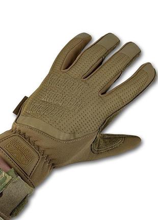 Перчатки mechanix tactical fastfit койот размер l 9