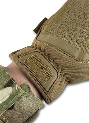 Перчатки mechanix tactical fastfit койот размер l 4