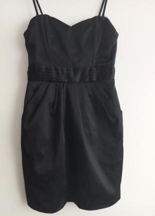 Платье черное футляр s3 фото