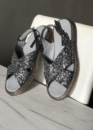 Susana traca italy дизайнерские босоножки блестящие сандалии сандалии