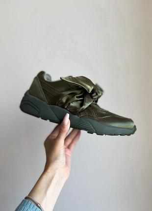 Puma fenty x rihanna bow "olive" розпродаж1 фото