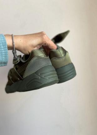 Puma fenty x rihanna bow "olive" розпродаж4 фото