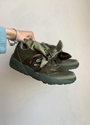 Puma fenty x rihanna bow "olive" розпродаж3 фото