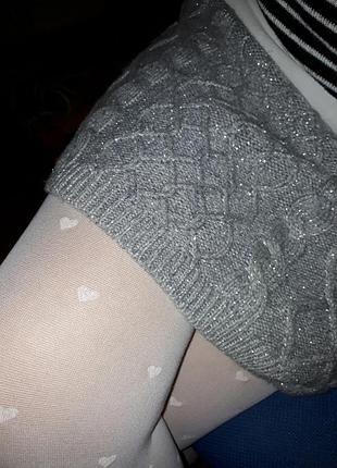 Тепла в'язана спідничка 6