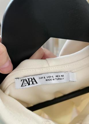 Класний світлий світшот з капішоном zara унісекс4 фото