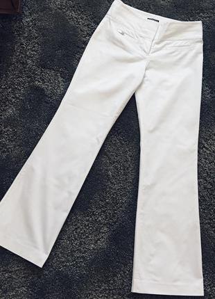 Классические белые брюки-клеш🤍1 фото