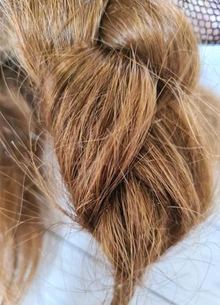Коса шиньон хвост винтажный приплет 100% натуральный волос.6 фото