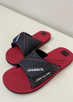 Підліткові шльопанці на липучці gambol (сахаб)