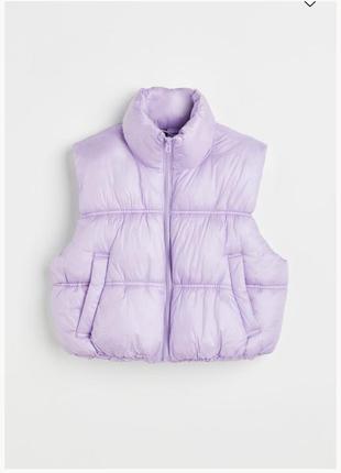 Жилет h&m лавандовый размер l 48