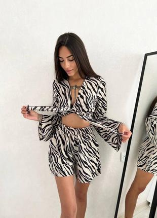 Костюм зебра