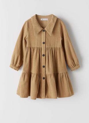 Платье из микровельвета zara