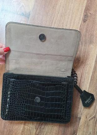 Модная женская черная сумочка yves saint laurent ив сен лоран5 фото
