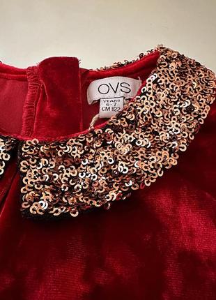 Ovs велюр бархат бархатное платье бордовое красная пайетка2 фото
