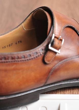 Шкіряні туфлі монки pasito double monk strap shoes - 41.5 -
