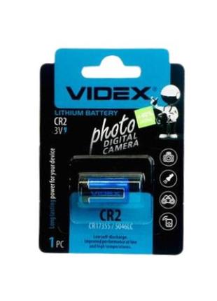 Батарейка videx cr2 lithium 3v